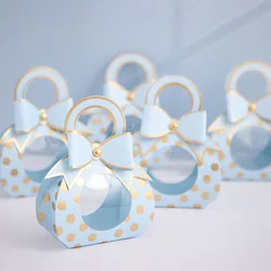 10 sztuk Wedding Favor Box i torby pudełka czekoladek na ślub Baby Shower urodziny gości sprzyja Event Party