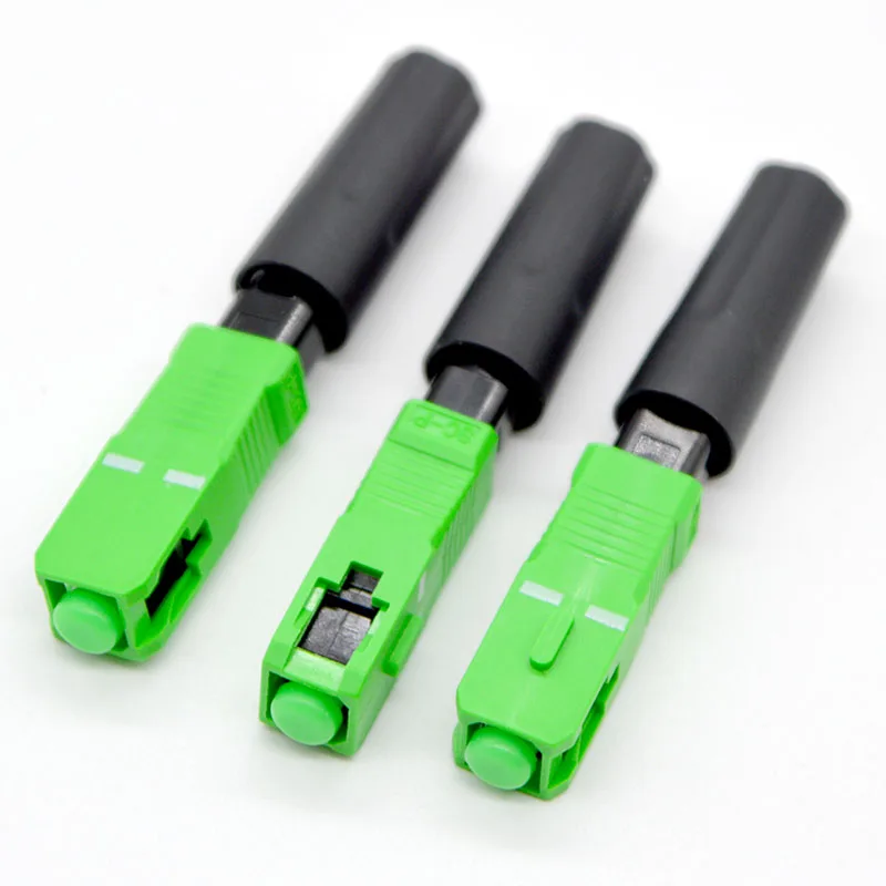 

Hot Sell 200pcs New SC/APC Optic Fiber Fast Connector FTTH Embedded Quick Connector Special Wholesale Free Shipping To Brazil