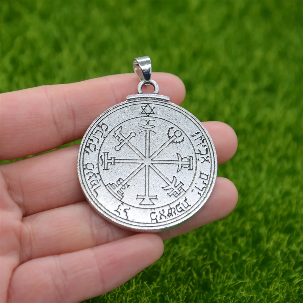Pentacle Of Jupiter Seal Pendant Key Of Solomon Amulet Talisman Men Necklace Jewish Jewelry Women Gifts