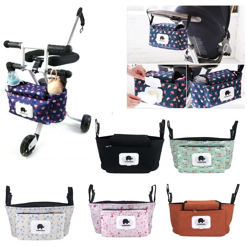 Baby Essentials Diaper Purse Stroller Organizer Bag for Mom and Baby Carriage Waterproof Large Accessories Mummy Pram Cart Bag