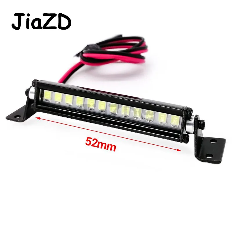 New RC Car Roof Lamp 24 36 LED Light Bar for 1/10 RC Crawler Axial SCX10 90046 90060 SCX24 Jeep Wrangler JK Rubicon Body F05