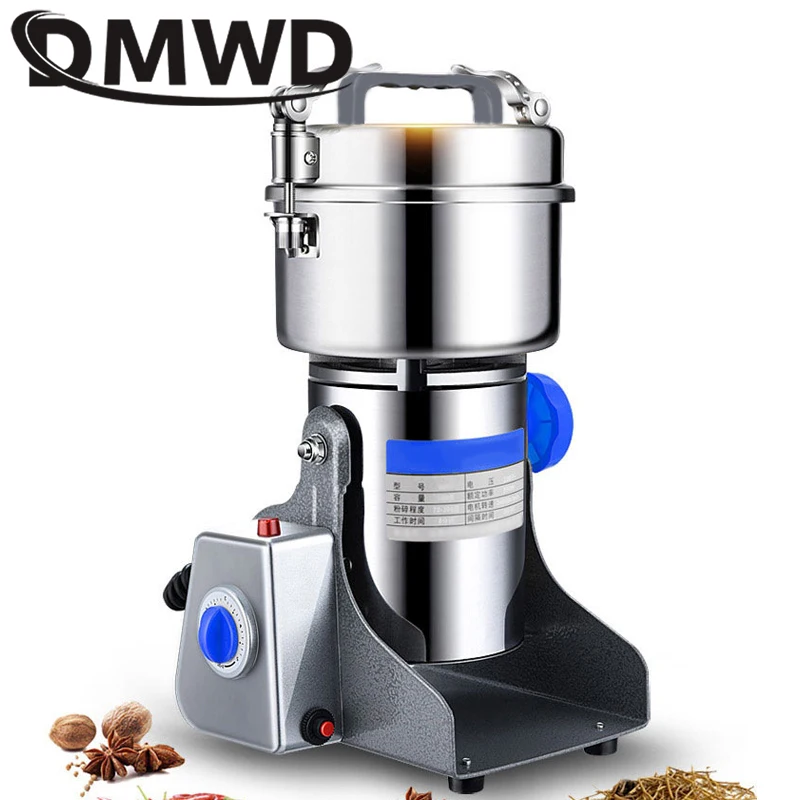 800g Grains Spices Hebals Cereals Coffee Dry Food Grinder Mill Grinding Machine Gristmill Home Medicine Flour Powder Crusher