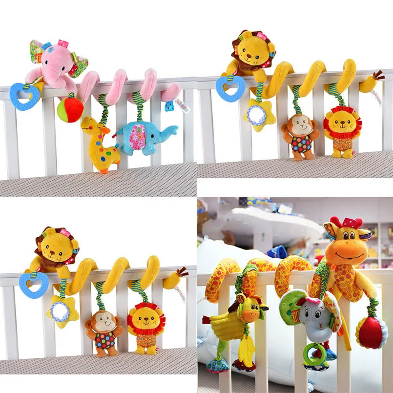 

Baby Musical Mobile Toys for Bed/Crib/Stroller Plush Baby Rattles Toys for Baby Toys 0-12 Months Infant/Newborn Educational Toys