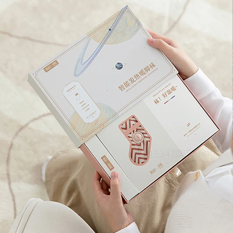 Youpin-calcetines térmicos inteligentes recargables para el hogar, calcetín eléctrico cálido de invierno, artefacto de protección de pies con bolsa de ajenjo