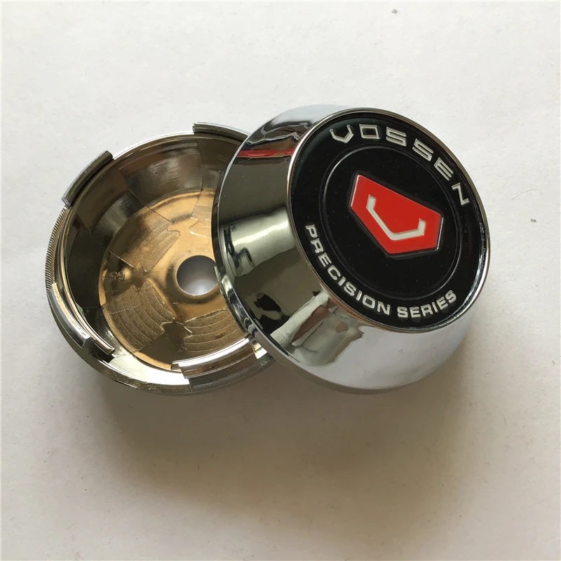 4Pcs 65mm For VOSSEN Wheel Center Hub Caps Car Styling Cover 45mm Emblem Badge Logo Auto Rims Cover Accessories