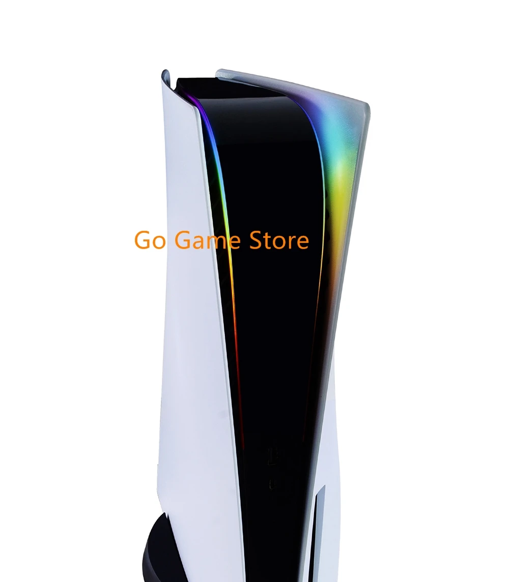 30pcs for PS5 Disc Digital Edition Self Decals Light bar skin sticker console Decal Skins Power LED Vinyl Sticker Strips