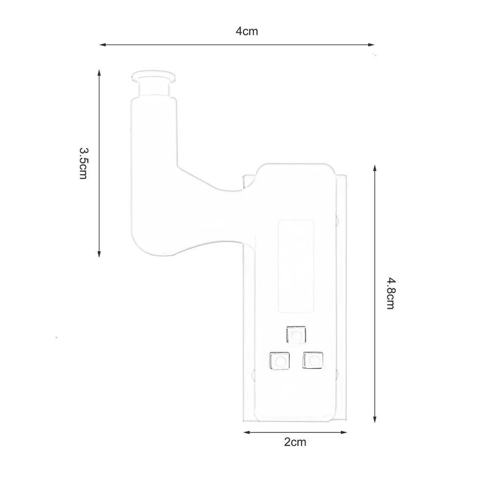 Universal Mini Size Kitchen Bedroom Cabinet Cupboard Closet Wardrobe Inner Hinge LED Sensor Light Lamp System