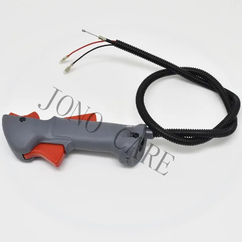 Brushcutter Strimmer Brush cutter Throttle Lever Cable & Handle Bar For Emark OLEO-MAC Trimmer Sparta 36 43 THROTTLE CONTROL