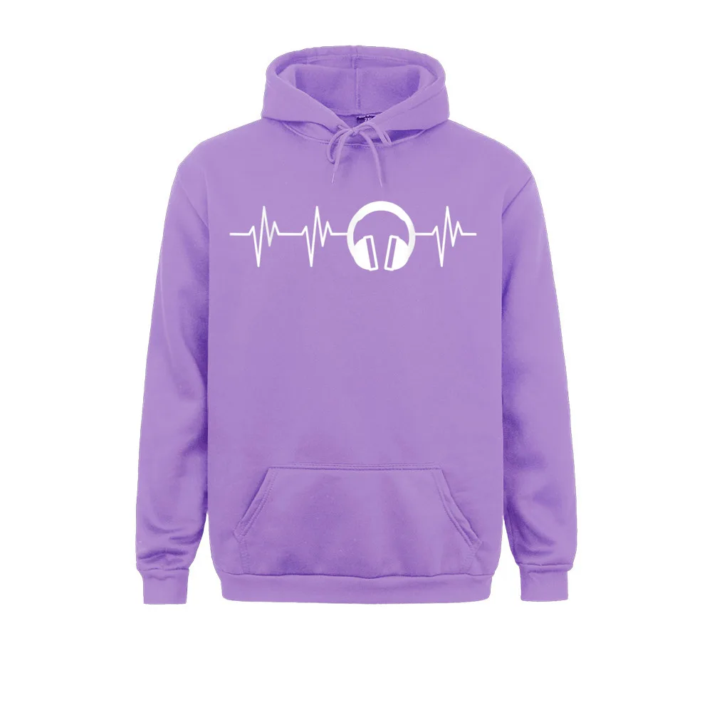 Sudaderas con capucha de manga larga para hombre y mujer, sudaderas con auriculares, latido del corazón, disco divertido, Jockey, regalo para DJ, estilo sencillo, baratas