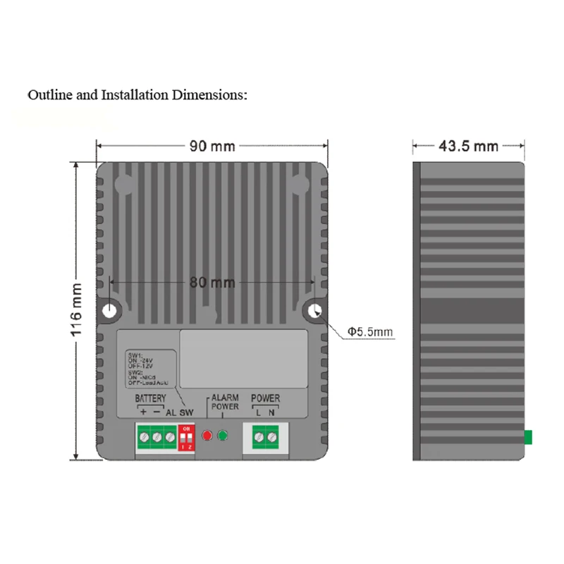 GRAIGAR CMA90 Intelligent Charger for Engine Built-in multiple battery types Charge replace BC7033A BC3A BC6A