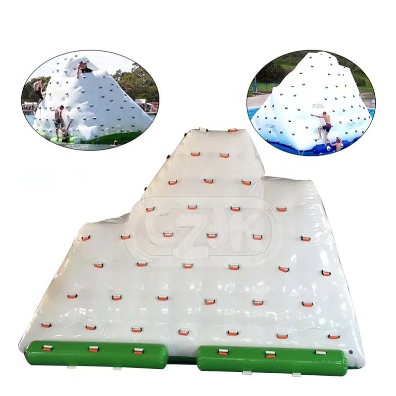 Customized Inflatable Water Toy Iceberg Slide For River Lake Sea Sale