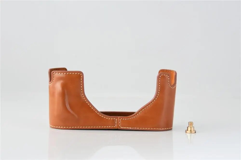 كاميرا حقيبة حالة ل ايكا M9-P M9 M8 M-E بو الجلود نصف الجسم المسمار 1/4 مجموعة غطاء مع بطارية افتتاح ، شحن مجاني