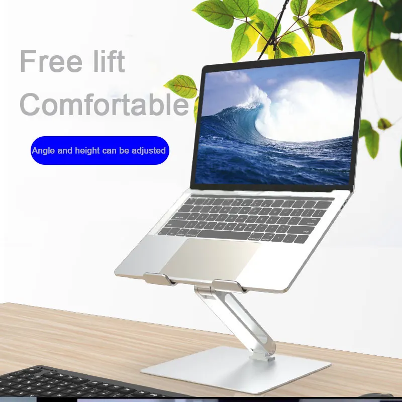 Aluminum Alloy Foldable Multi-Angle Notebook Computer Bracket Adjustable Lift Notebook Computer Cooling Bracket