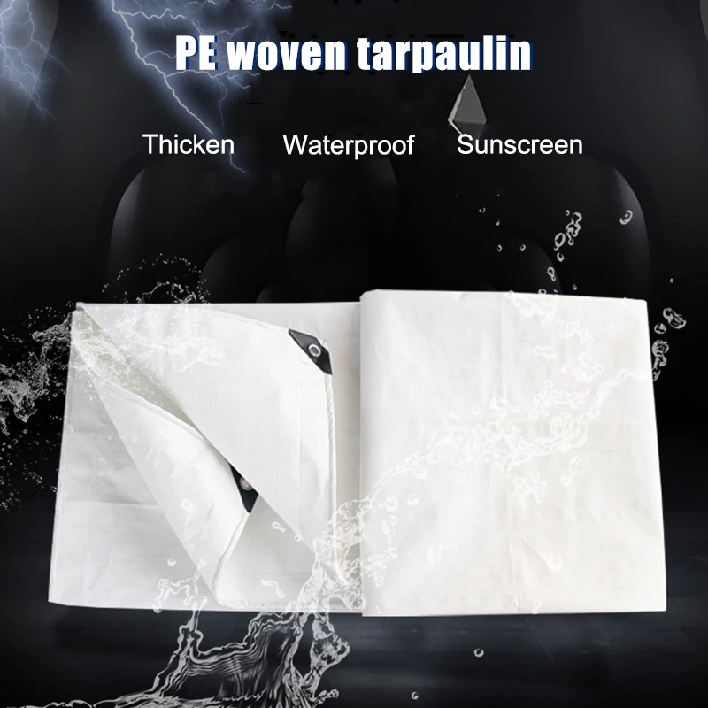 Bâche résistante à l'eau pour maison, jardin, pare-soleil, auvent, tente, couverture renforcée, livraison directe, nouveauté