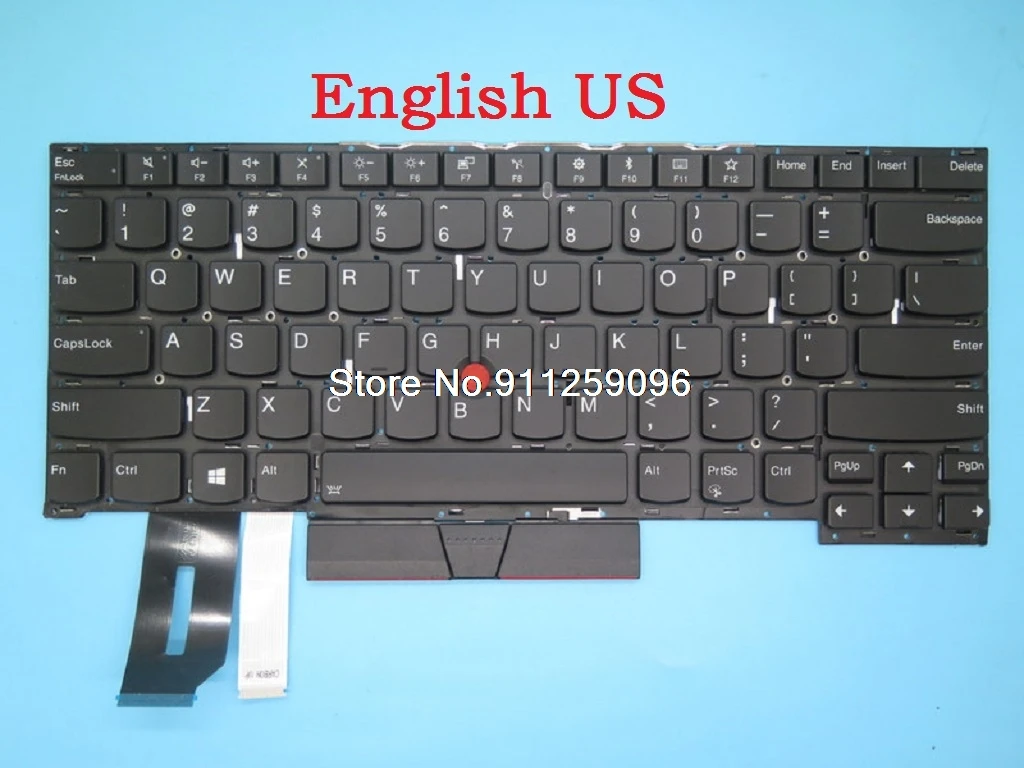 

Laptop Keyboard For Lenovo For ThinkPad P1 Gen 1 X1 Extreme 1st Gen English US SN20R58769 SG-96800-XUA SN8381BL2 Backlit New