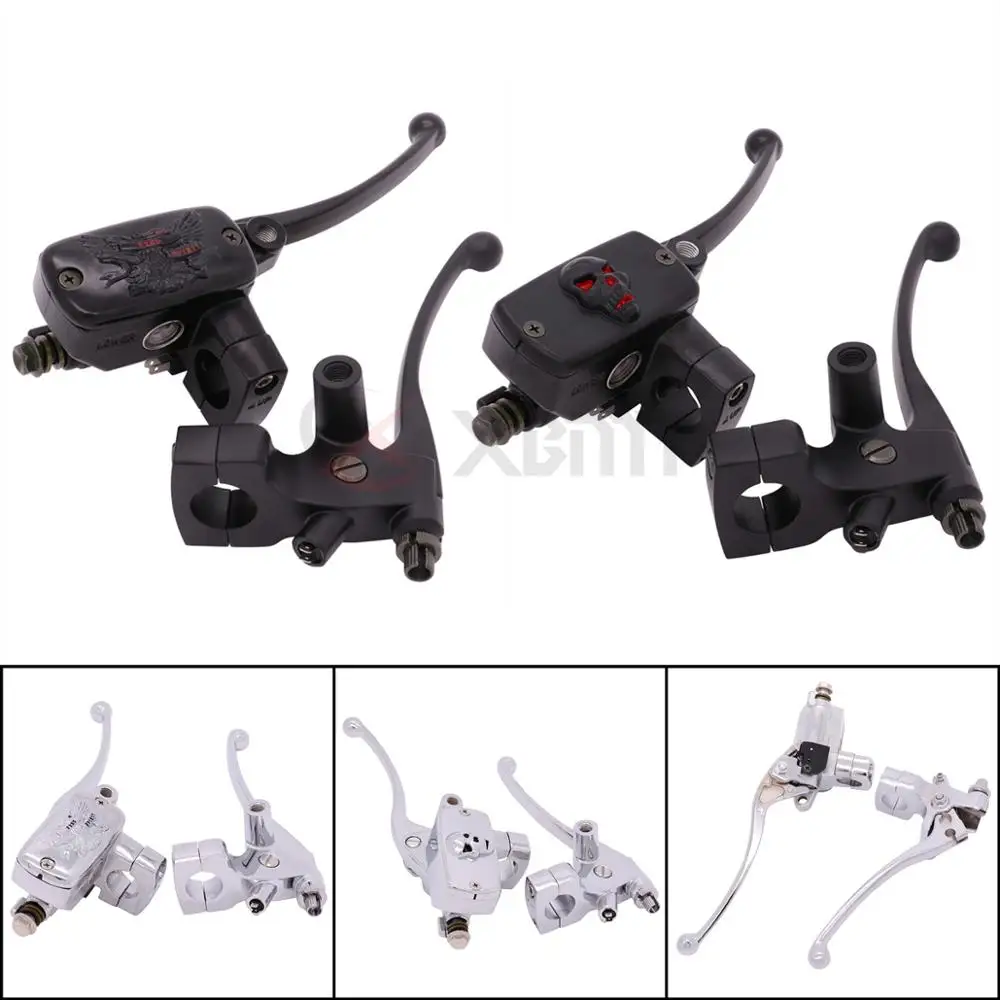 

1" 25MM Motorcycle Brake Clutch Master Cylinder Reservoir Levers For Honda Steed 400/600 Shadow VT750 VT1100 Magna VF250