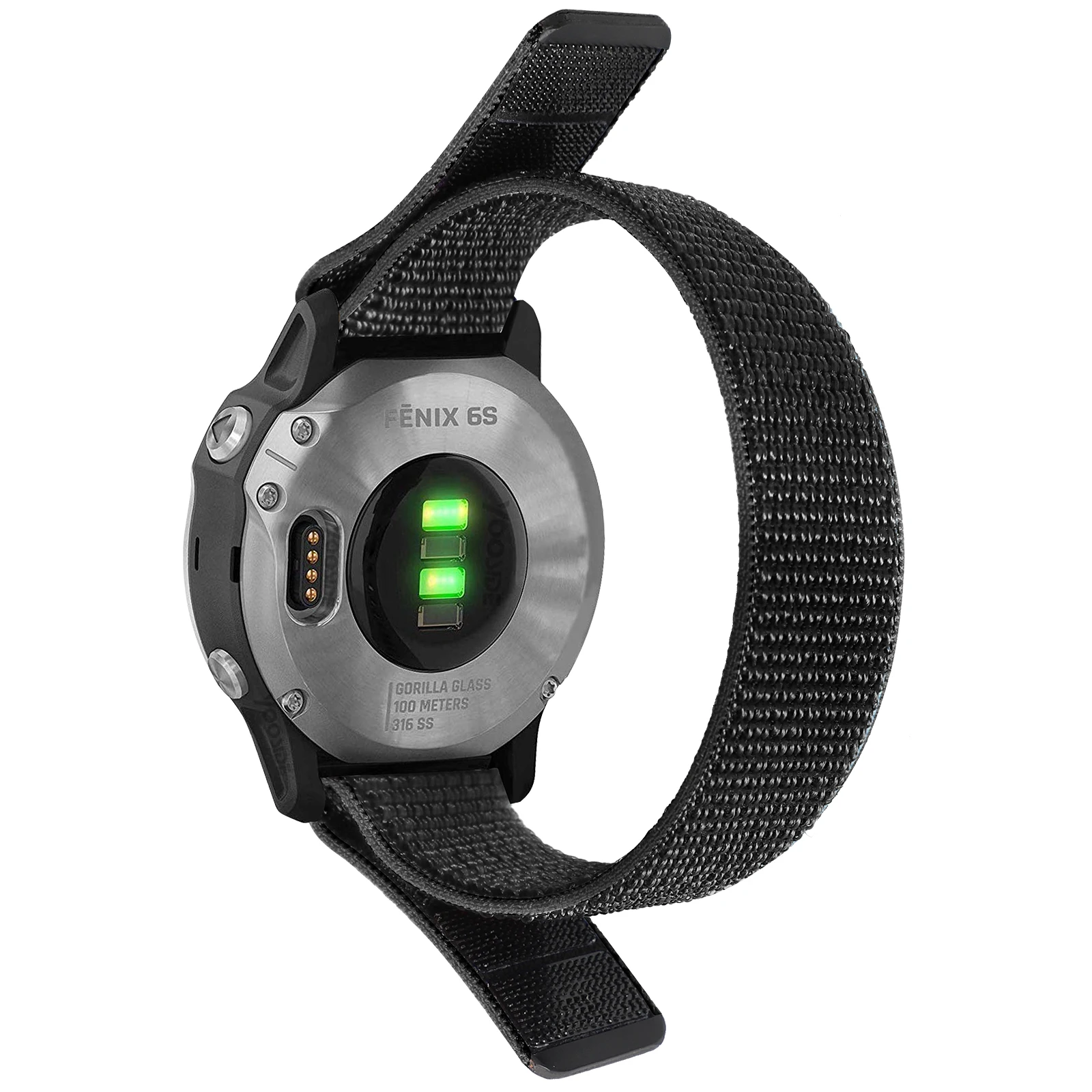 Nylon-Armband für Garmin Fenix 7 7X 7S Smartwatch Sport Klebearmband für Fenix 6 6X 26mm 22mm 20mm Klettverschluss Nylonarmband