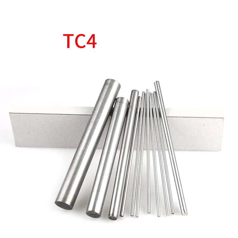 1pcs Length 150mm TC4  Titanium Ti Bar Grade Wire Stick GR5 Metal Rod Diameter 18mm-30mm For Turbine Manufacturing aerospace