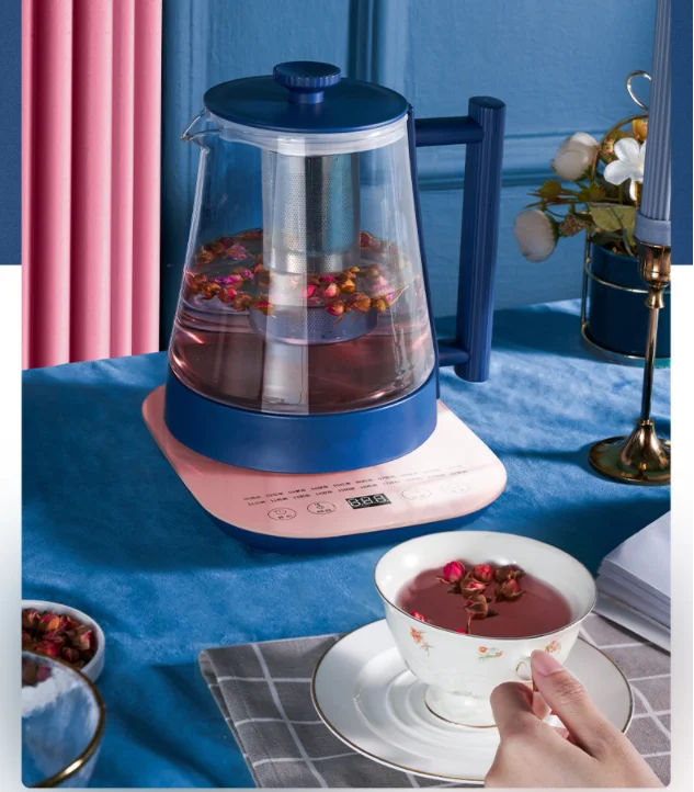 220V 1800ML bollitore elettrico automatico multifunzione per la conservazione della salute pentola da tè polenta Dessert Multi fornello