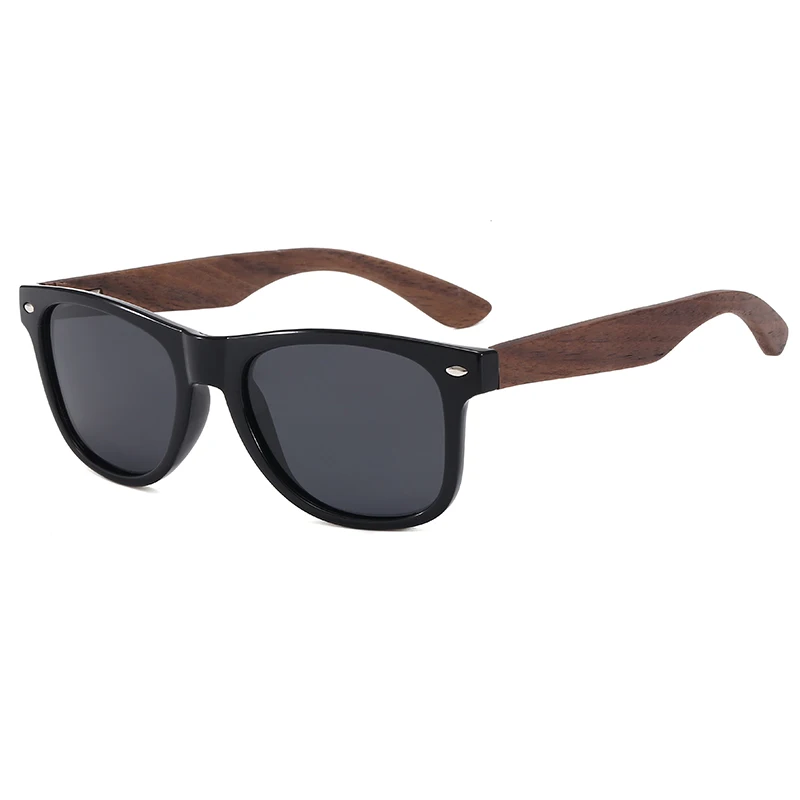 

Clearance Price 4Color Polarized Wood Sunglasses Men Sun Glasses Women Square Driving Travel Outdoor UV400 Lens Christmas Gift
