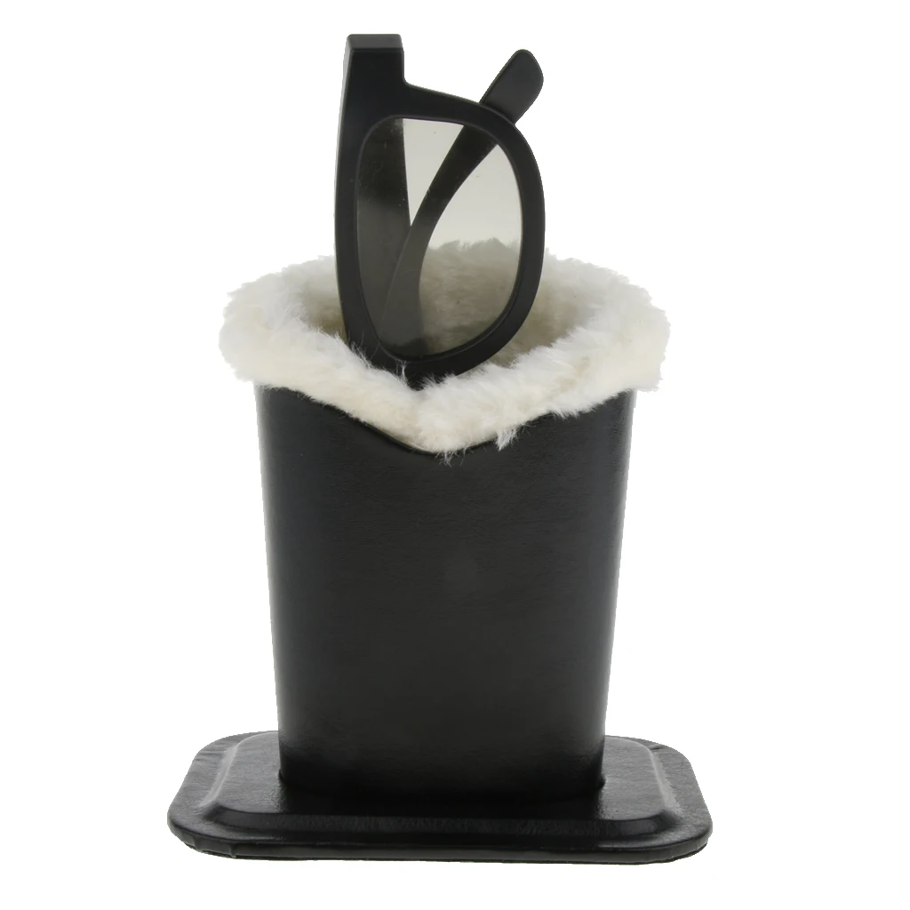 Eyeglasses Display Holder Case - Unique Fur Lining, Sunglasses Showcase Box