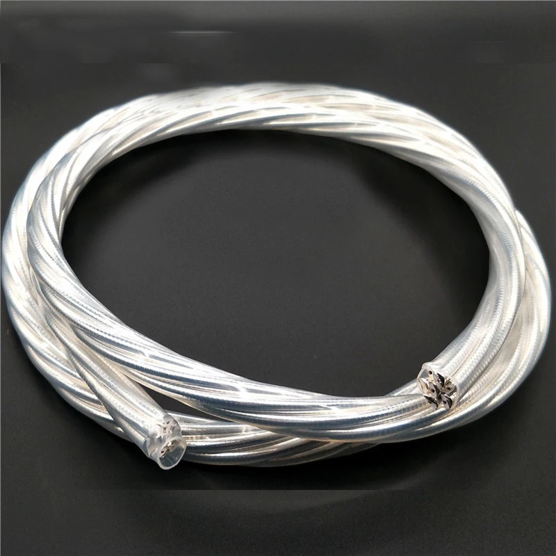 

Hi-End 6N OFC Silver Plated Cord Nordost Odin Bulk Hifi Audio Power Wire Supreme Reference Amplifier CD Player Power Cord Cable