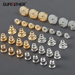 GUFEATHER,one pack,M1088,jewelry accessories,pass REACH,nickel free,18k gold rhodium plated,copper,charm,ear plug,jewelry making