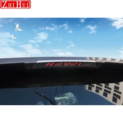 For Haval H9 2015-2022 Car Rear Brake Light High Position Stickers Stainless Steel Decorative Paste Decorations Accessories