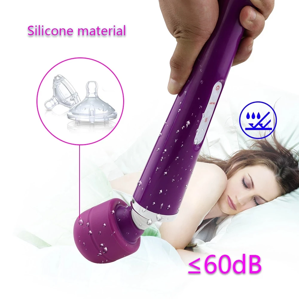 Super Big Magic Wand Huge Female Vibrator Vagina Clitoris Massager Intimate Goods Erotic Products Anal Sex Toys for Woman Adults