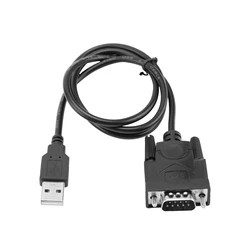 New USB RS232 to DB 9-Pin Male Cable Adapter Converter Supports Win 7 8 10 Pro System Supports various serial devices