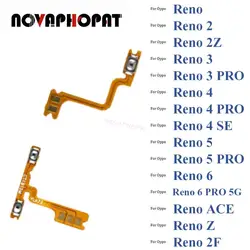 For Oppo Reno 2 2Z 3 3PRO 4 4PRO 4SE 5 5PRO 6 6PRO 5G ACE Z 2F Pro SE Power On Off + Volume Up Down Buttons Flex Cable Ribbon