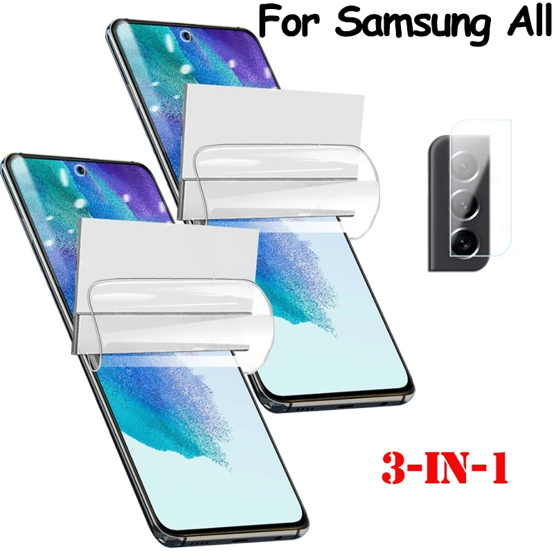 

samsung s22 ultra screen protector s21 fe Mica s23 ultra Protector For Samsung S23 Plus S21 FE Plus s21 Note 20 s22 Ultra Soft glass Galaxy S20 s 21 fe Hydrogel Film galaxi s23