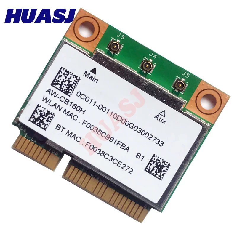 Azurewave AW-CB160H broadcom bcm94360hmb 802.11ac 1300M sem fio wifi wlan BT 4.0 mini card pci-e and 3Pcs Ipex1to ipex 4