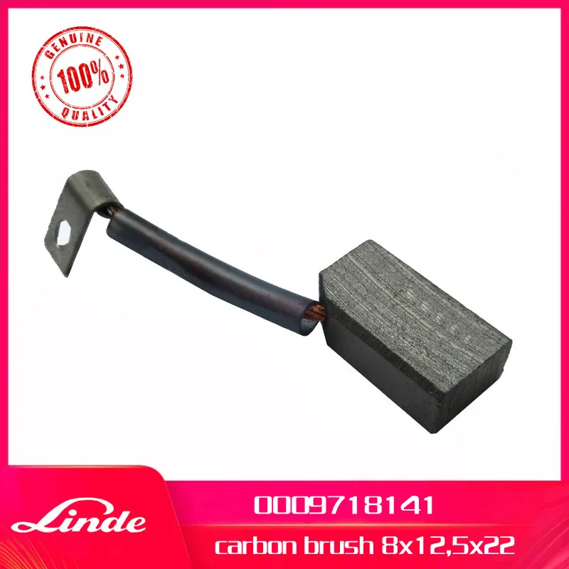 

Forklift genuine part carbon brush 0009718141 fit for Linde 322 324 electric truck E12 E14 E15 E16 E18 new service spare parts