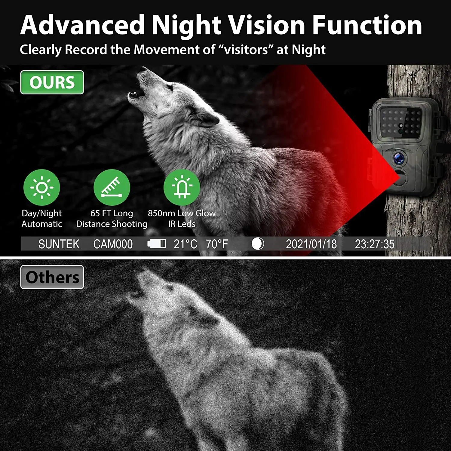 20MP 1080P Mini Trail Hunting Camera Wildlife Cameras 850NM  Night Vision Mini600  Animal Cam Photo Trap Surveillance Tracking
