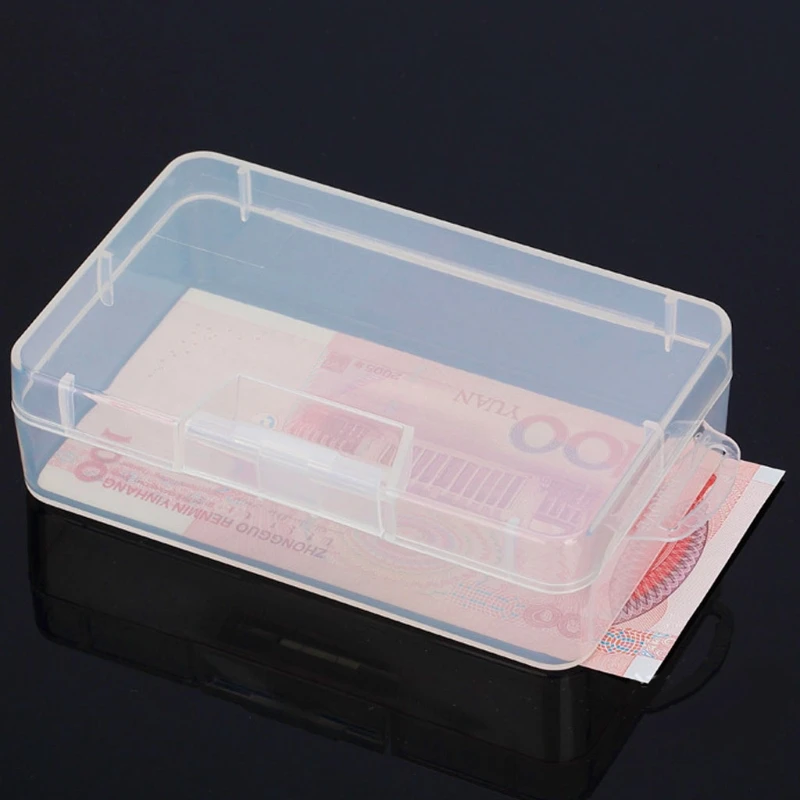 Rectangular Plastic Clear Storage Box Jewelry Parts Container Case 17.9*8.4*4.1CM/14*8.4*3.5CM