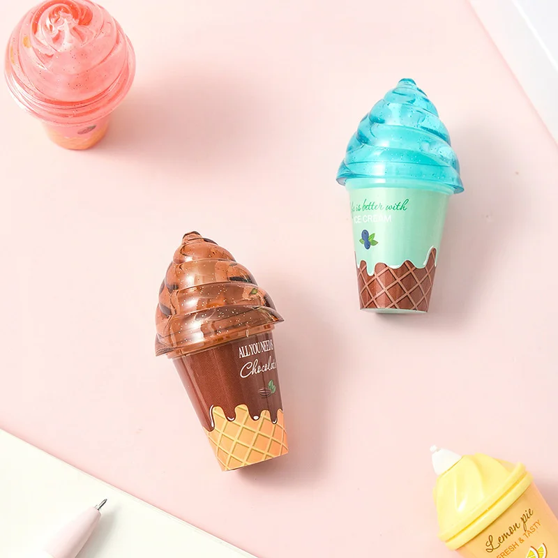 Cute Kawaii Milk Bottle Ice Cream Stationery Office School Supplies Corrector Creative Correction Tape Funny