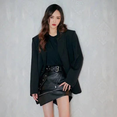 Top brand New Fashion 2020 Genuine Sheep Leather Skirt E61  high quality