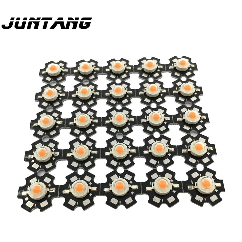 100pcs high power LED chip lamp beads 1W 3W LED chip aluminum substrate LED lamp beads led aluminum plate bracket base radiator