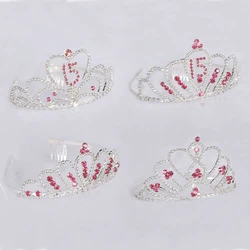 NEW Cute Princess Tiaras and Crowns Bride Wedding Headdress Girl Women Rhinestone Hair Accessory Jewelry Birthday 15 Years Party