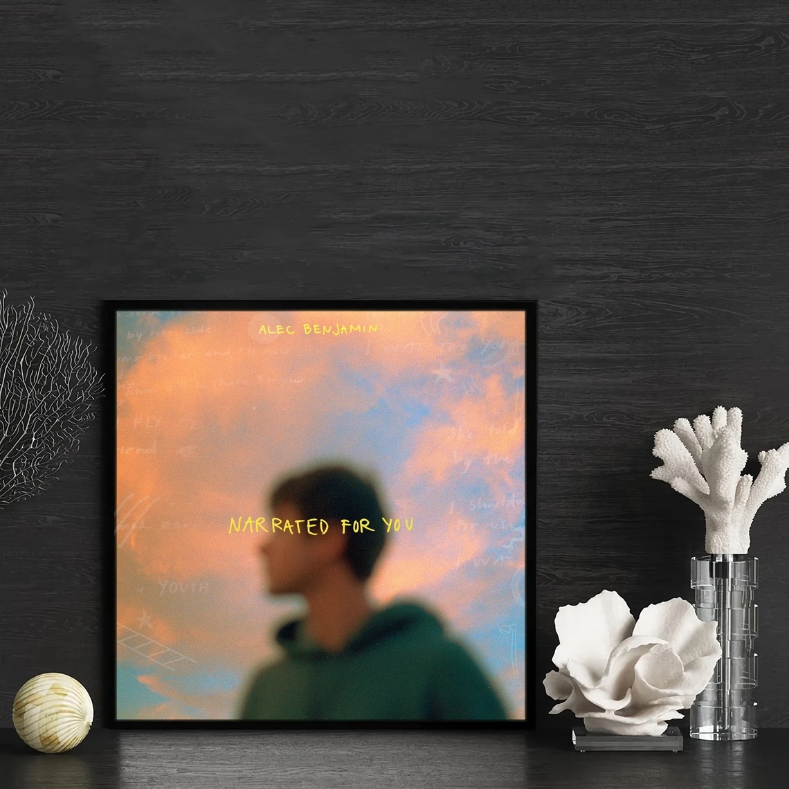 Alec Benjamin Narrated For You Music Album Cover Poster Canvas Art Print Home Decoration Wall Painting ( No Frame )