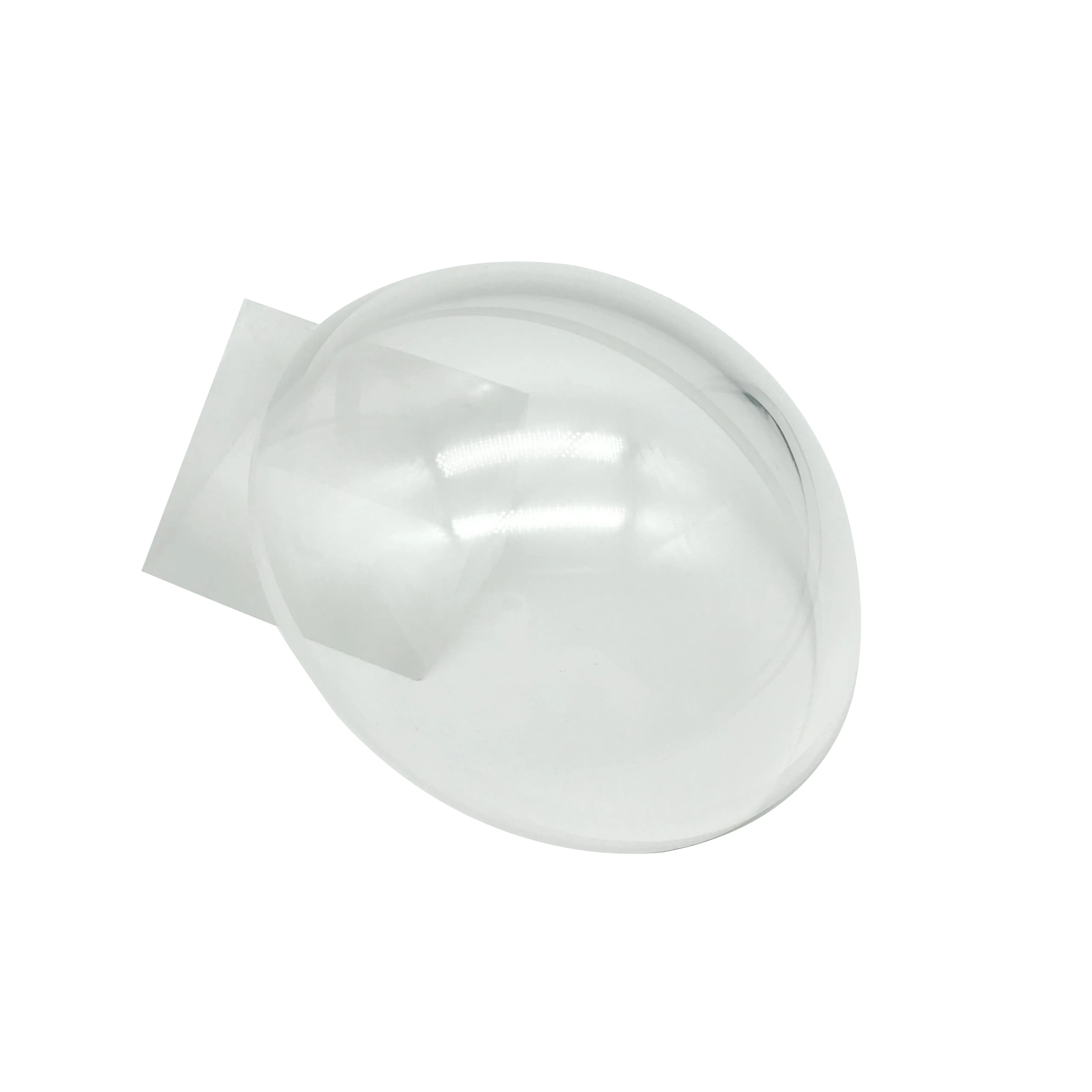 Lente de cúpula de vidrio óptico esférico de 10cm, fabricante en China para luz subacuática, cubierta de monitoreo, lente de cámara