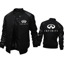 Nowa wiosna jesień męska sweter Infiniti Logo na samochód drukuj ukośny łańcuch Fashionhip hop harajuku Casual Men Wear poty