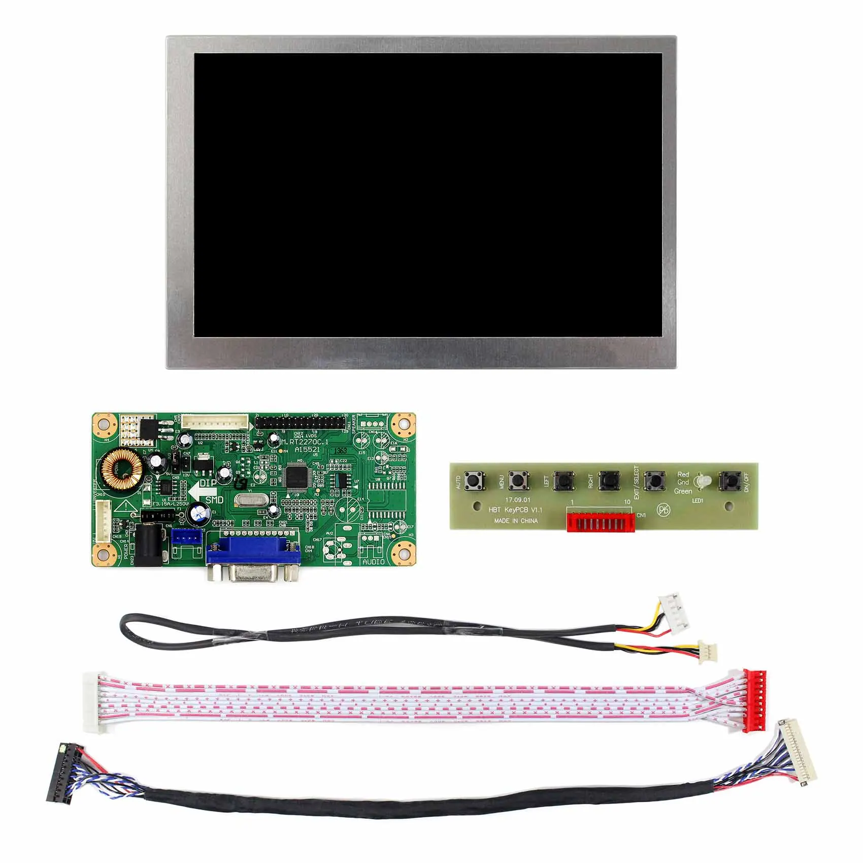 7 дюймов 800X480 ЖК-экран G070VW01 V0 с VGA ЖК-плата контроллера RT2270C-A