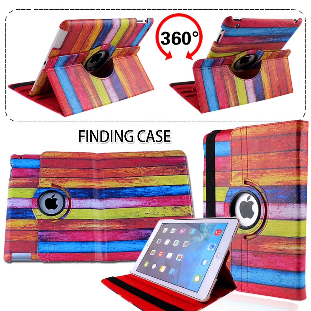 Für Apple IPad Mini 4/5 360 Grad Multicolor Rotierenden Flip PU Leder Fall Smart Tablet Auto-Sleep/Wake Ständer halter Abdeckung