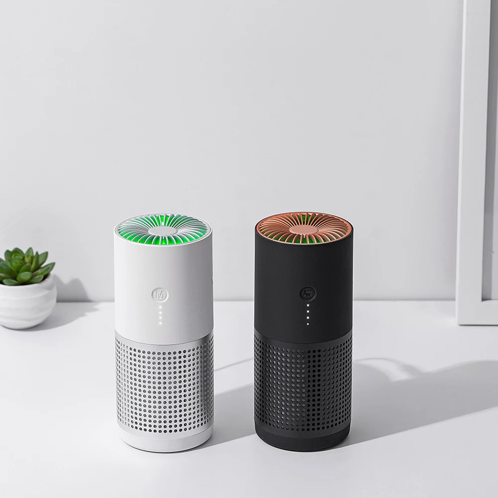 Air Purifiers for Home Car Allergies Pets Hair Smoke Dust Airborne Contaminants Odors-Desktop Air Cleaner with True HEPA Filter