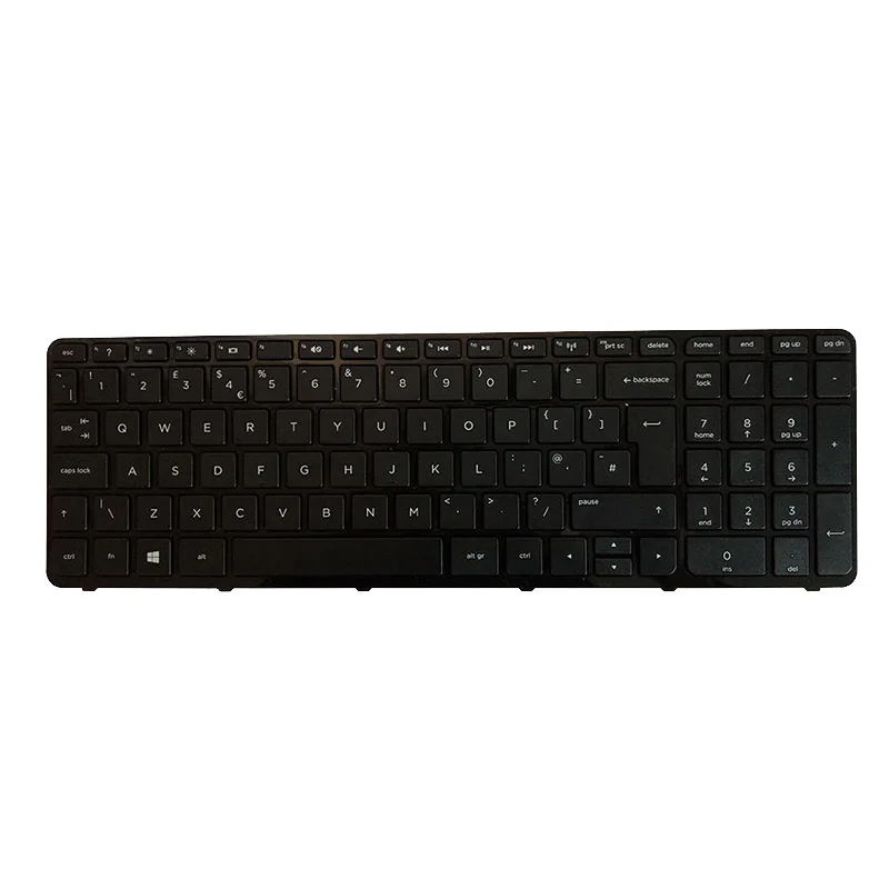 New UK laptop Keyboard FOR HP pavilion AER65700010 AER65700310 SG-59800-XAA keyboard with frame