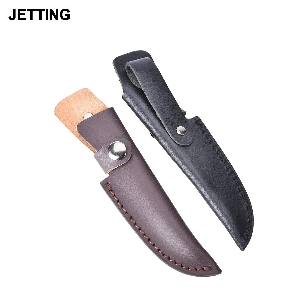 Hot 1pc 22cm Knife Sheath Leather Sheath With Waist Belt Buckle Pocket Multi-function Tool