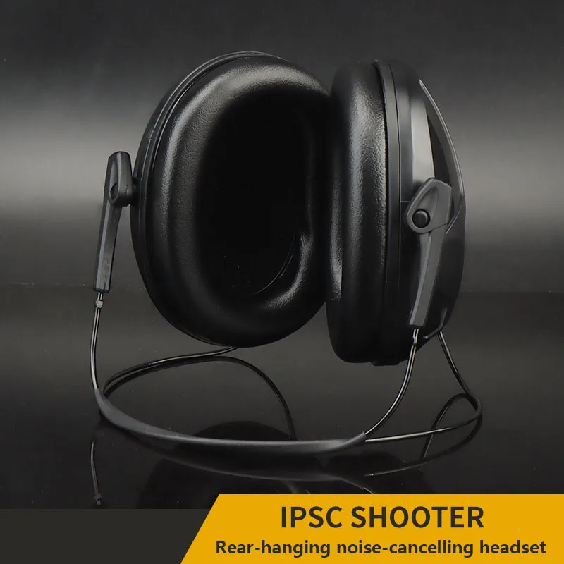 Rear Hanging Style Noise-Canceling Headphones, Tactical Earmuffs, Multifunction Protect Ears, Noise Reduction Headset, IPSC