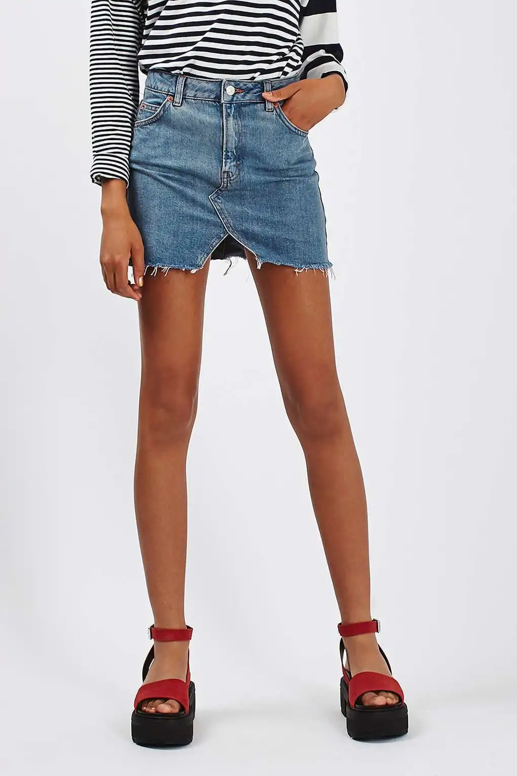 2025 New Women\'s Summer Denim Skirt Fashion Sexy Mini Skirt Star Same Style Short Jeans Skirt S-2XL Drop shipping